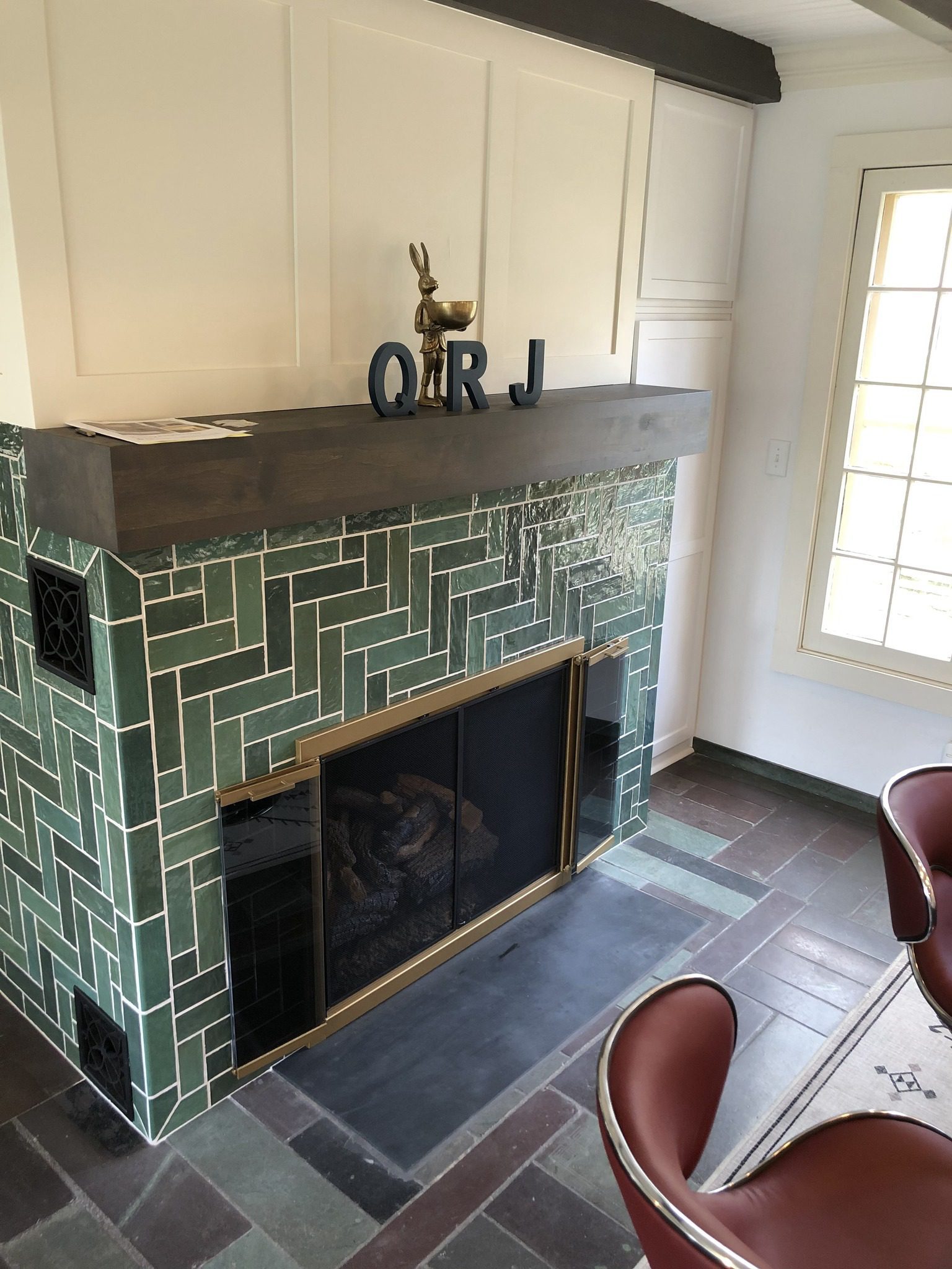 Gallery 6 Custom fireplace tile and kitchen remodel by RInes Design