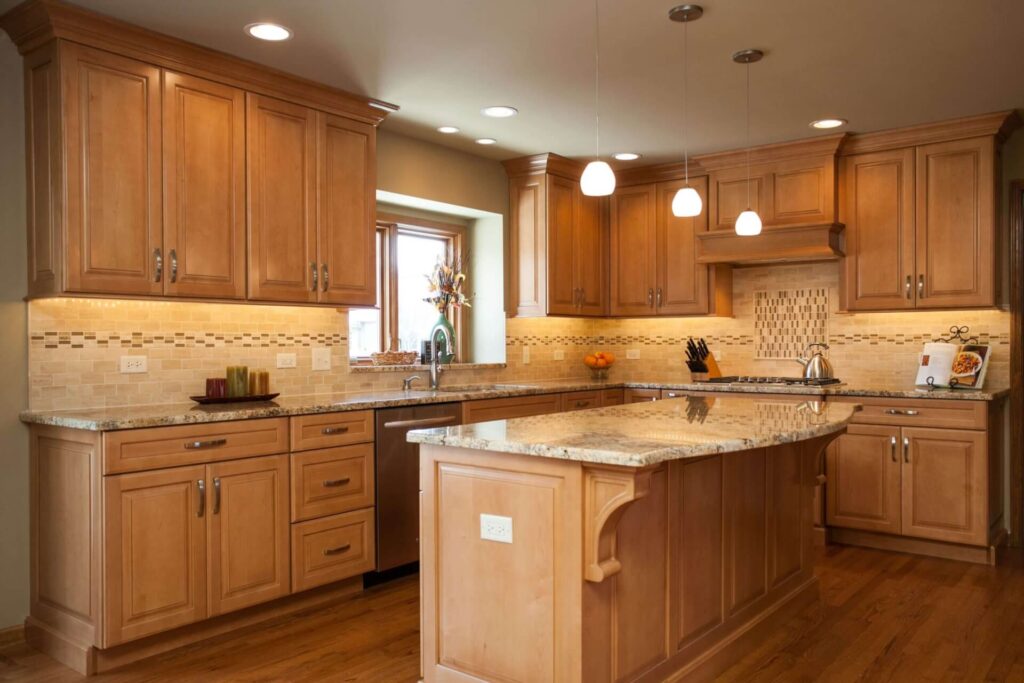 Beautiful On Budget 4 Rines Design Custom Kitchen Cabinet in Indianapolis