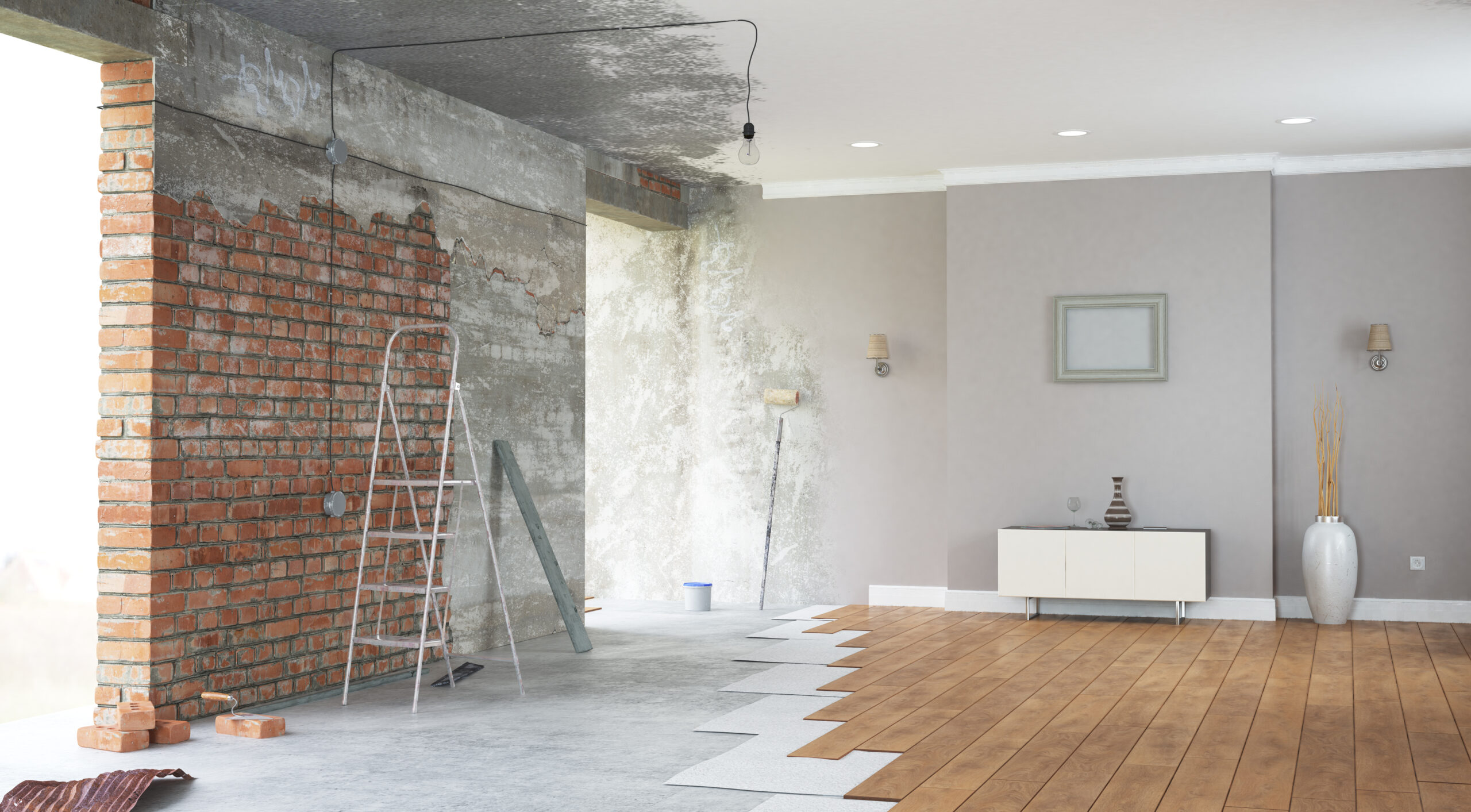 Home Renovation 1 Renovation Interior 3d Render