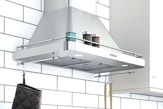 Range Hood 6 Kitchen Custom High Quality Silver Range Hood Service in Indianapolis